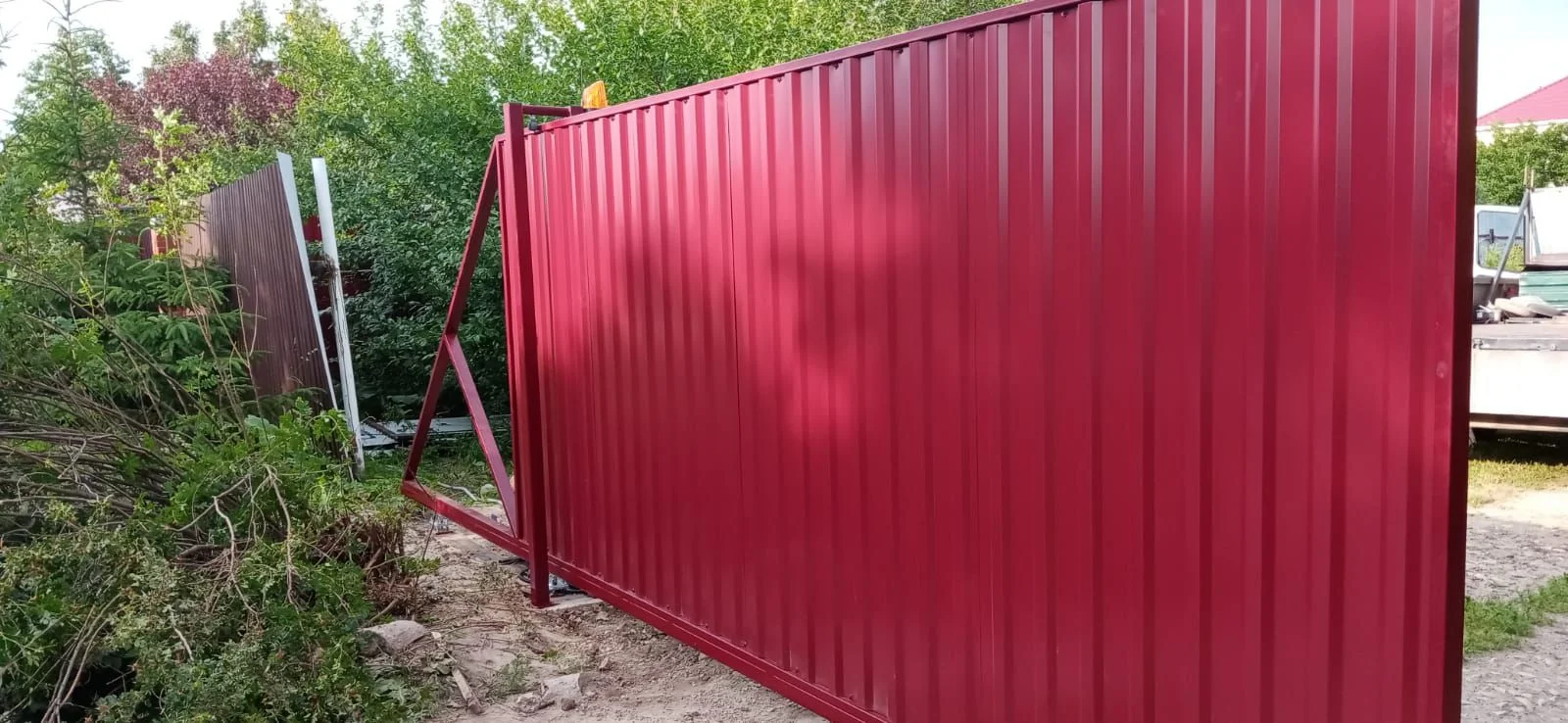 Откатные ворота под ключ - миниатюра 19