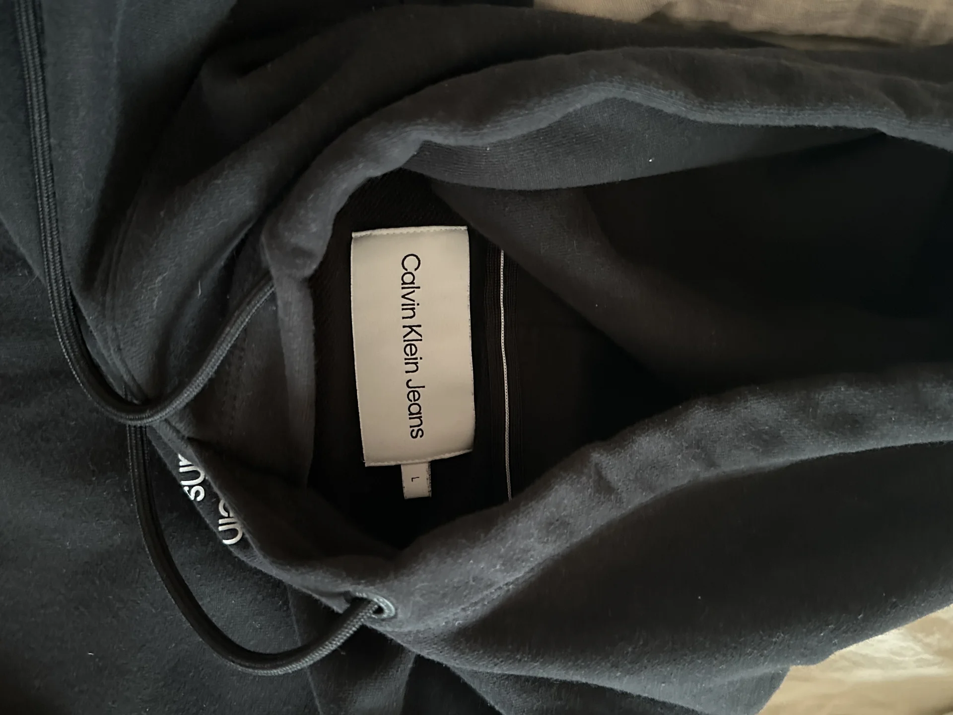 Худи «Calvin Klein» черный - миниатюра 4