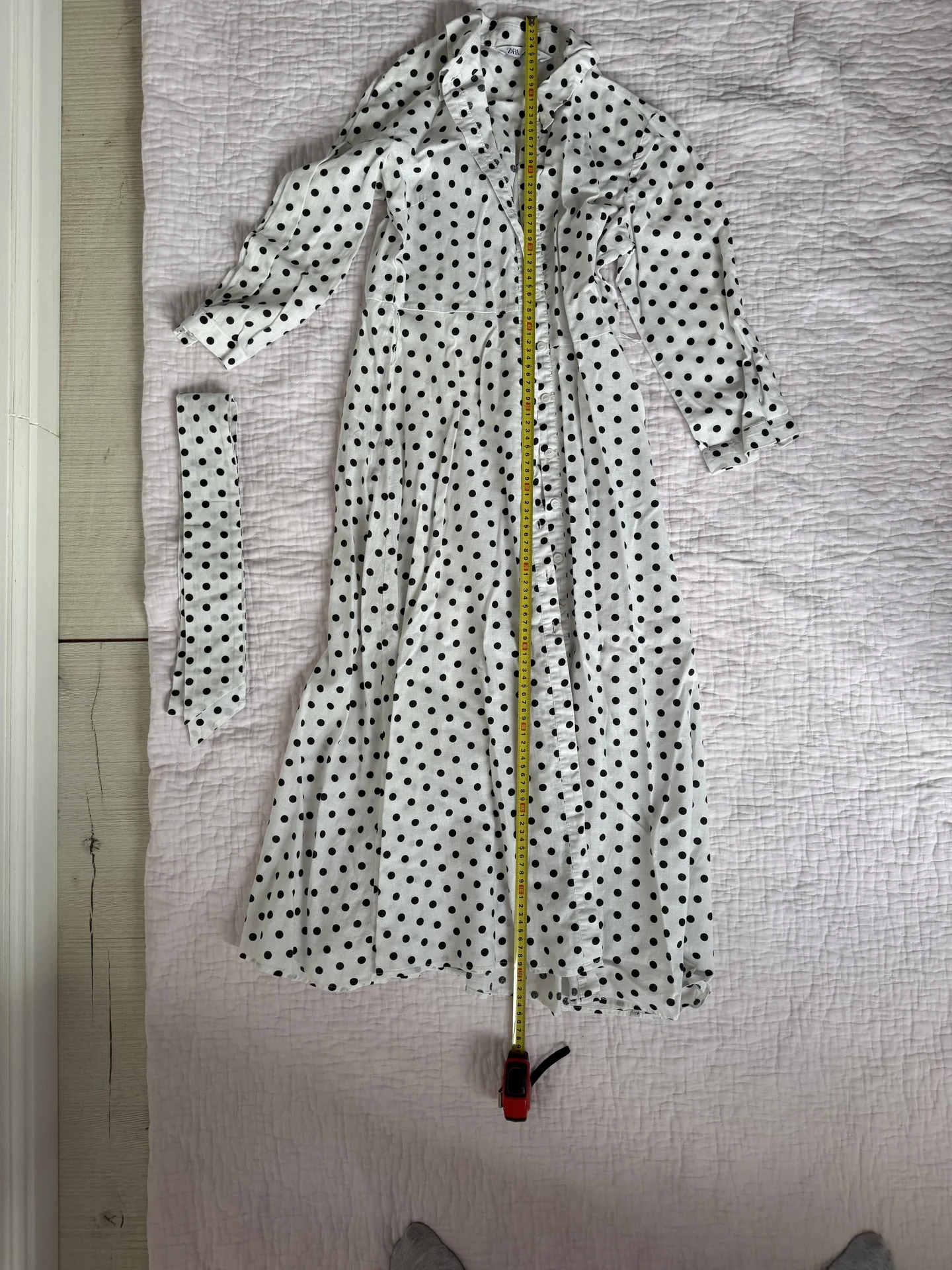 Платье Zara в горошек - миниатюра 3