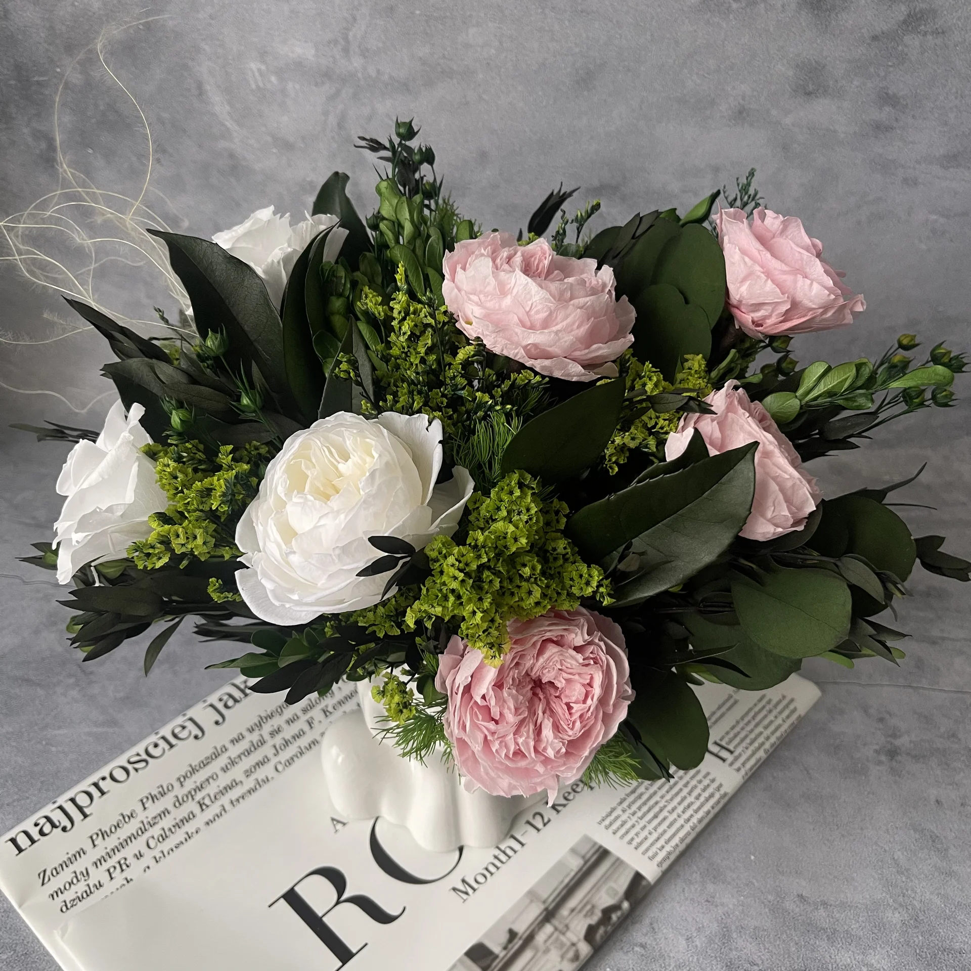 Долговечный букет из живых цветов - миниатюра 4