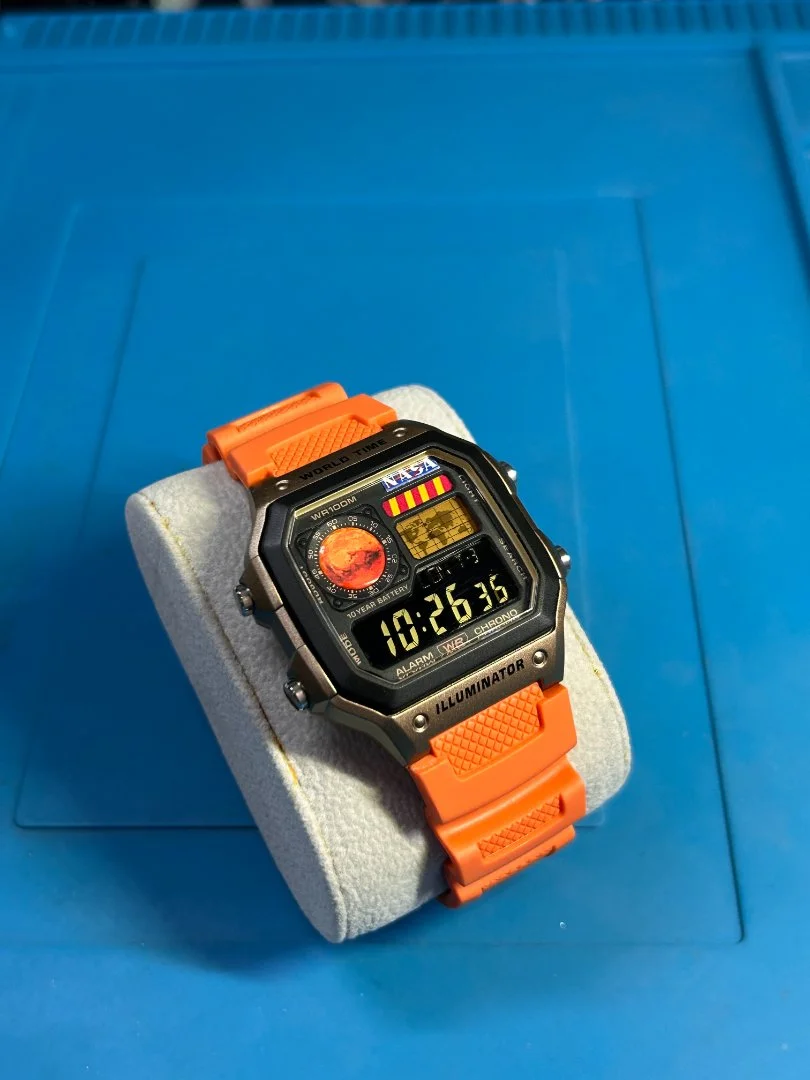 Часы Сasio Ae-1200 кастом «Марс» - миниатюра 2