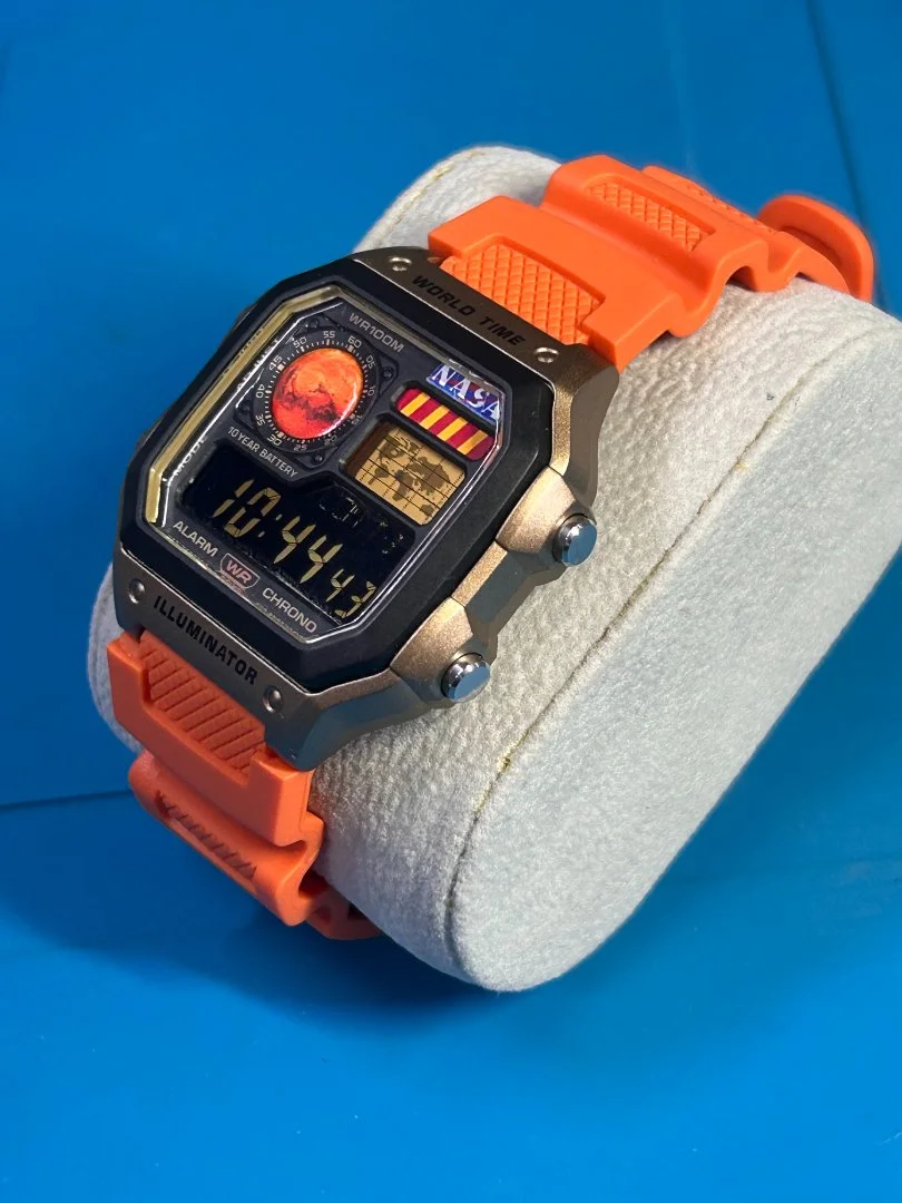 Часы Сasio Ae-1200 кастом «Марс» - миниатюра 4