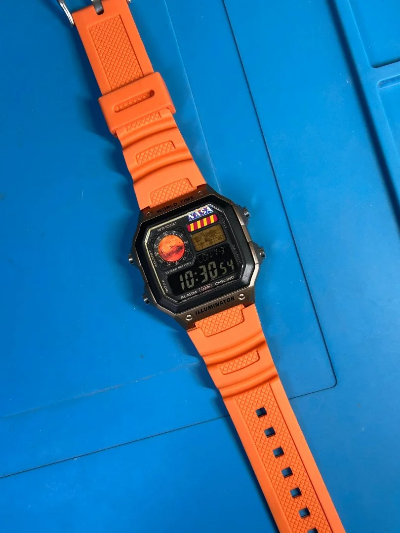 Часы Сasio Ae-1200 кастом «Марс» - миниатюра 5