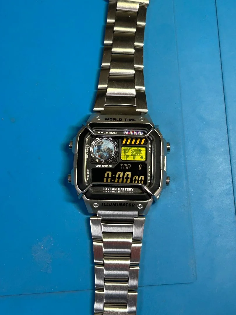 Часы Сasio Ae-1200 кастом «Луноход» - миниатюра 3