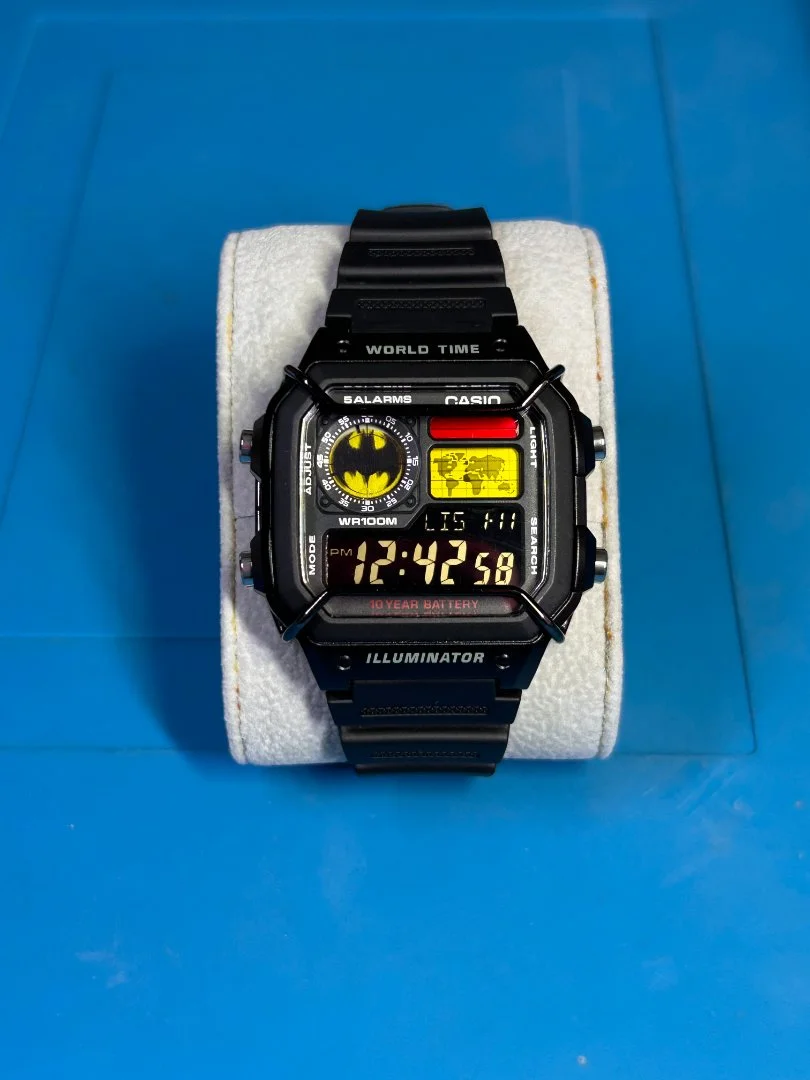 Часы Сasio Ae-1200 кастом «Бэтмен» - изображение 1