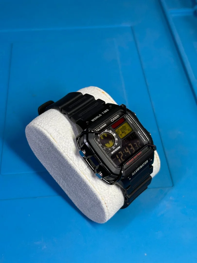 Часы Сasio Ae-1200 кастом «Бэтмен» - миниатюра 2
