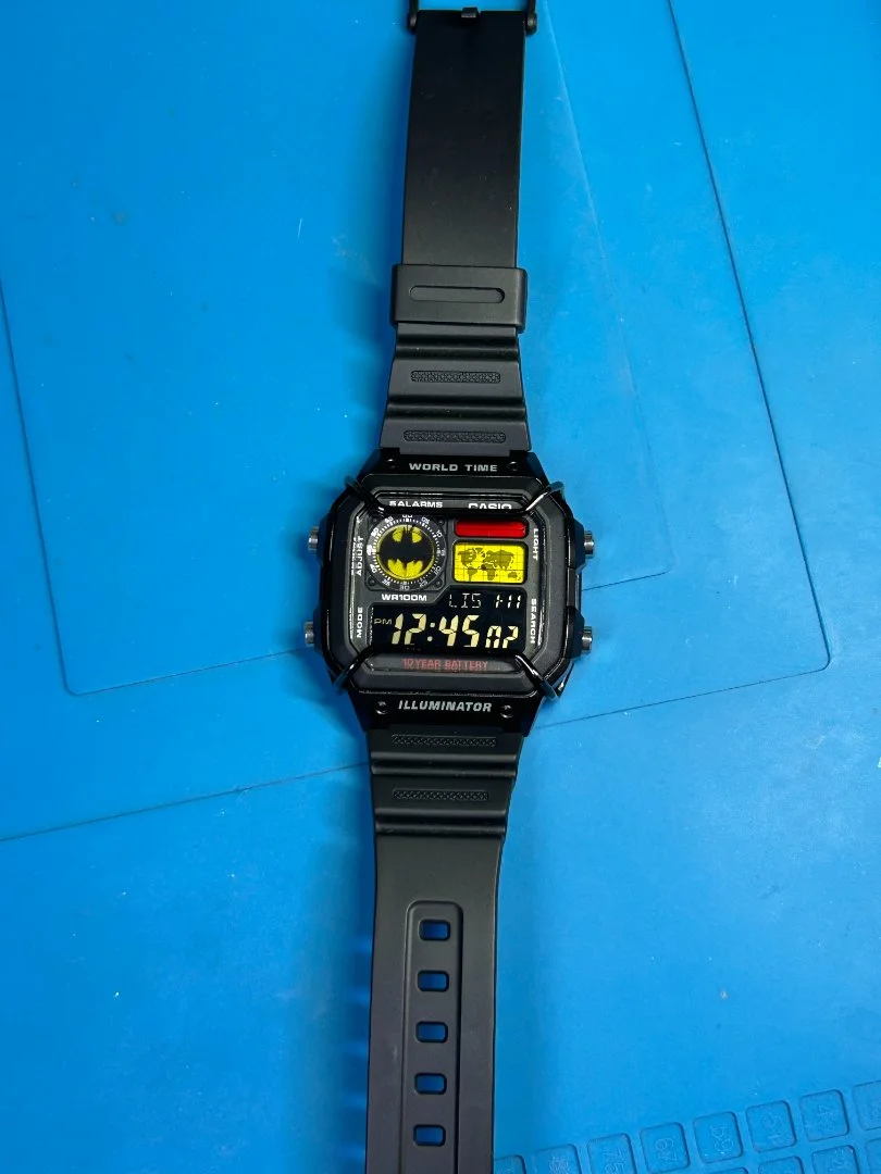 Часы Сasio Ae-1200 кастом «Бэтмен» - миниатюра 5