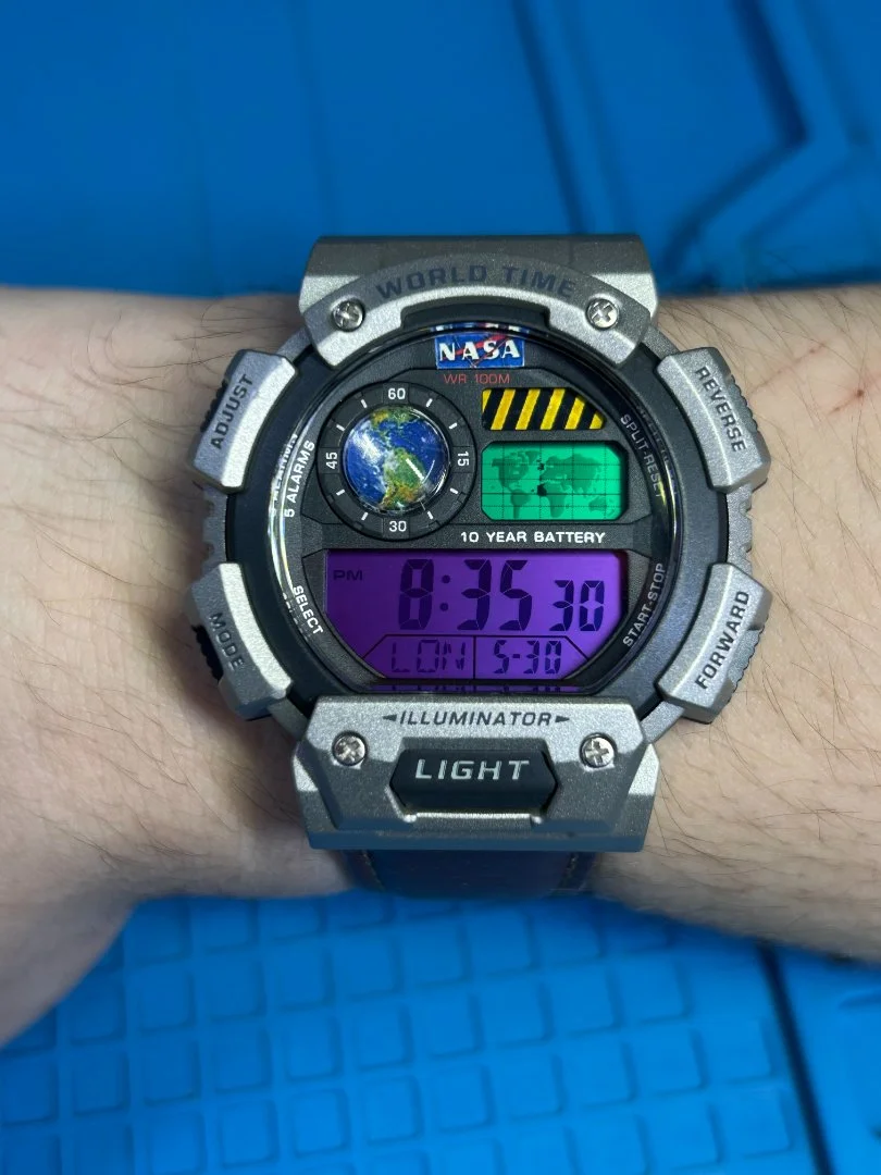 Часы Сasio Ae-1400 кастом «МКС» - миниатюра 3