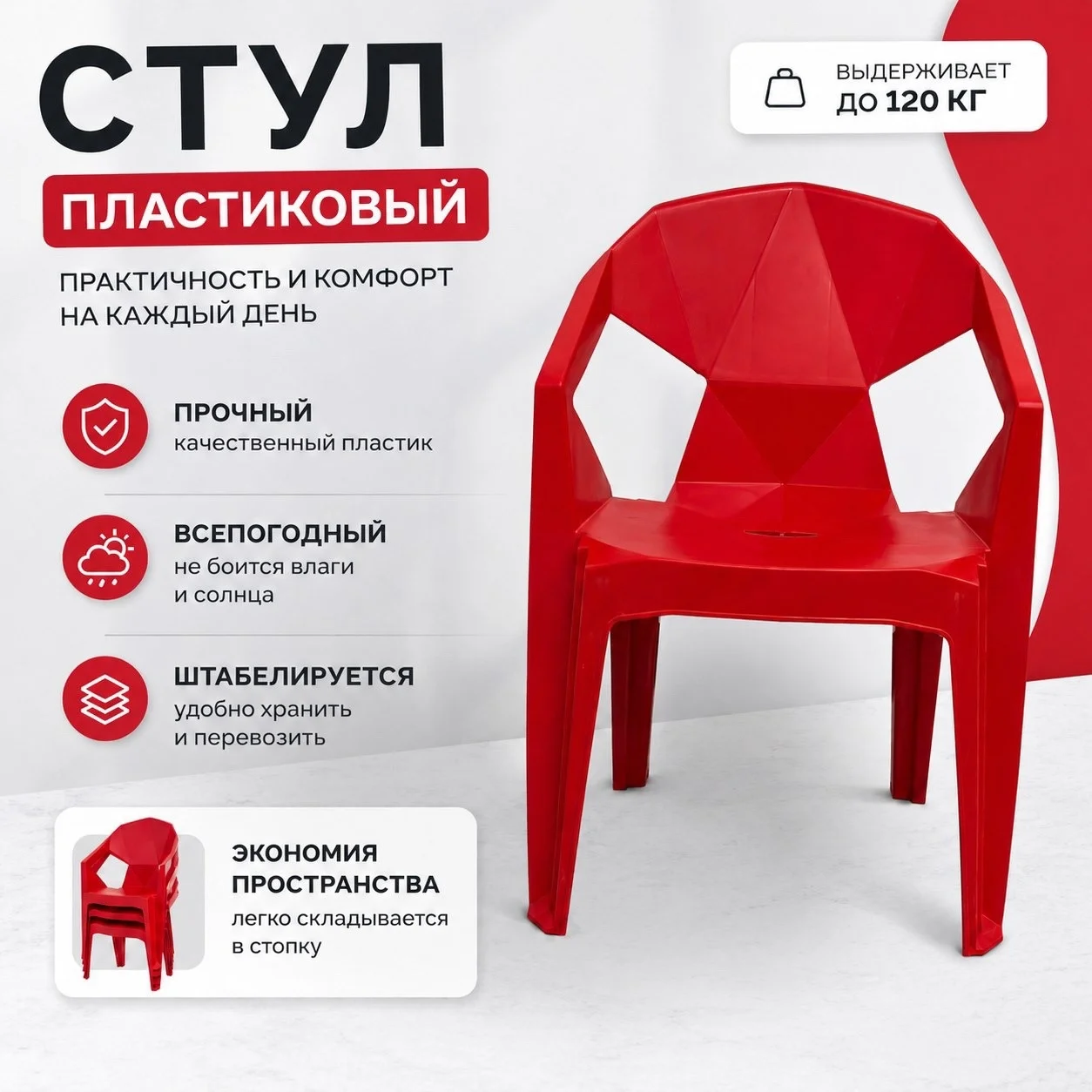Пластиковые стулья уличные - изображение 1