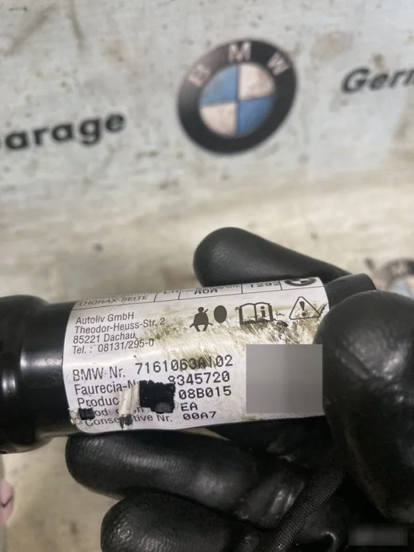 Подушка безопасности в сидение левая BMW X5 E70 - миниатюра 3