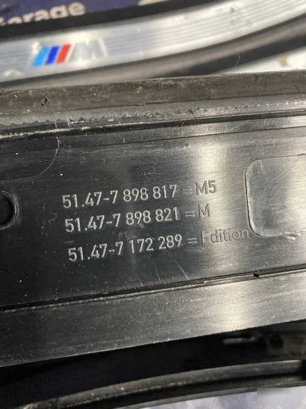 Накладка на пороги BMW 5 E61 - миниатюра 6