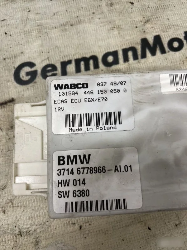 Блок управления пневмоподвеской BMW X5 E70 - миниатюра 2