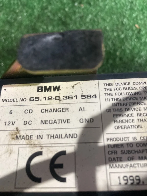 CD-Чейнджер BMW 5 E39 M57 306D1 1999 - миниатюра 6