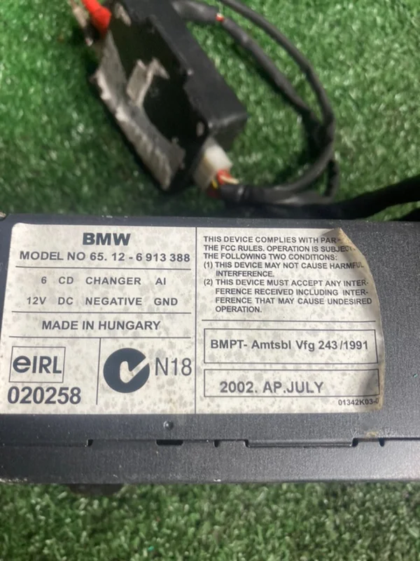 CD-Чейнджер BMW X5 E53 M57 306D1 2002 - миниатюра 6