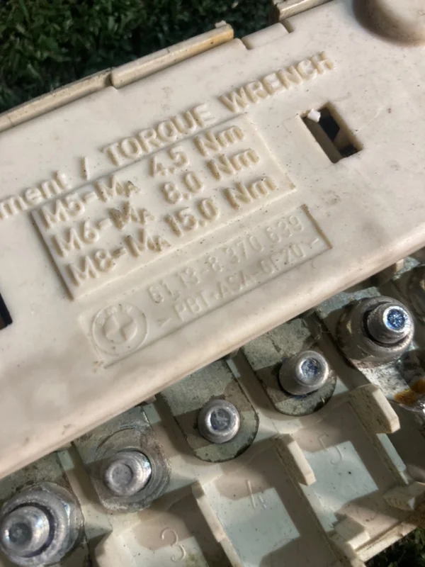 Блок предохранителей BMW 5 E39 M62B44 448S1 1998 - миниатюра 3