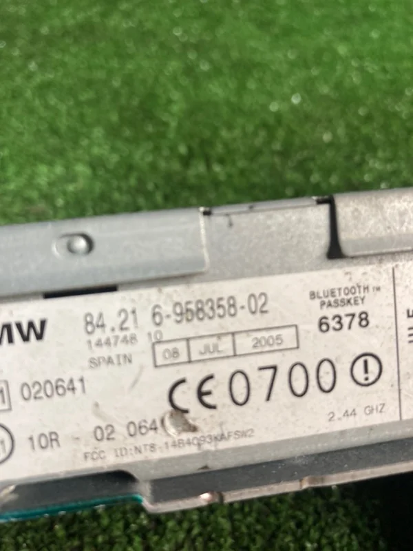 Блок управления телефоном BMW X5 E53 M54B30 306S3 - миниатюра 2