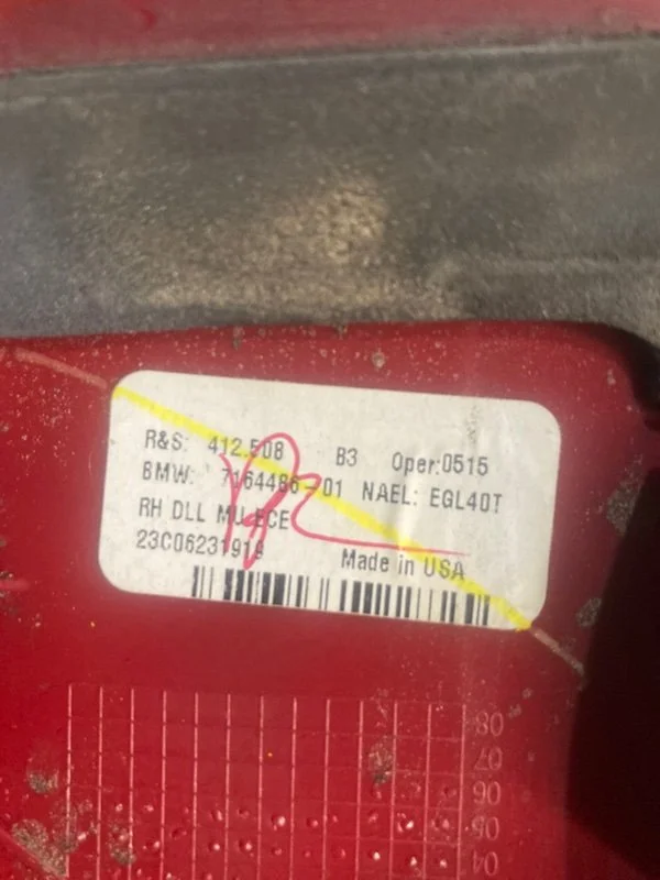 Фонарь в борт правый BMW X5 E53 M57 306D2 2005 - миниатюра 4