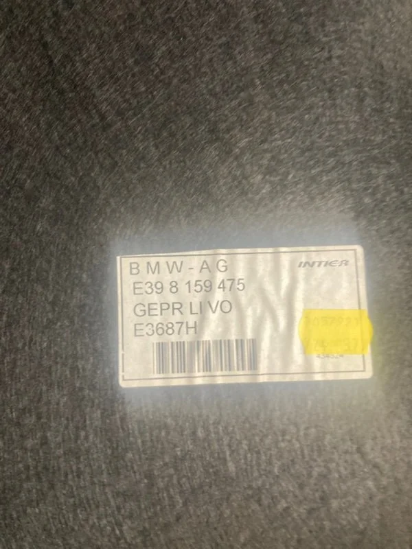 Обшивка багажника левая BMW 5 E60 N47D20A 2009 - миниатюра 6