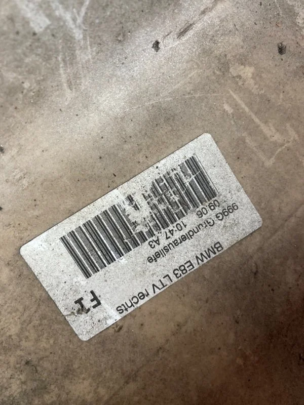 Накладка порога правая BMW X3 E83 256S5 M54B25 - миниатюра 9