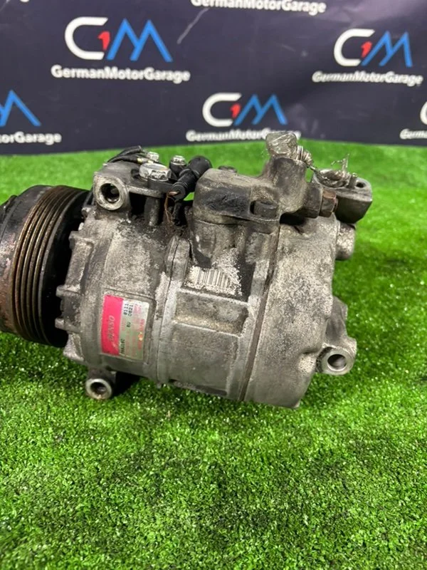 Компрессор кондиционера BMW 7 E38 358S2 M62B35 - миниатюра 5