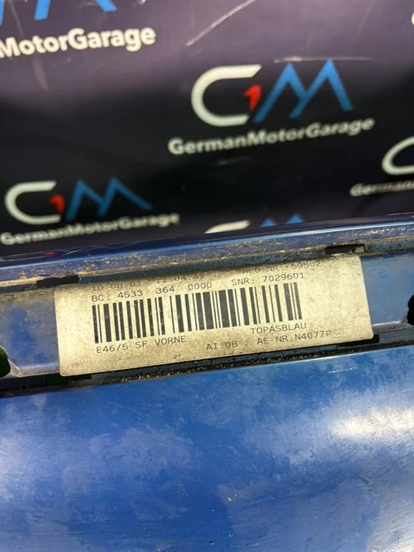Бампер передний BMW 3 E46 COMPACT N42B20A 2001 - миниатюра 3