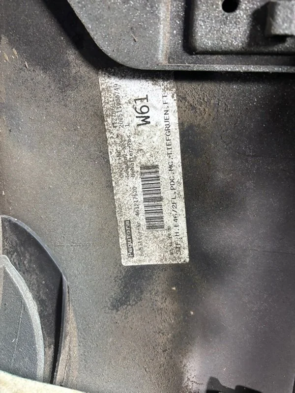 Бампер задний BMW 3 E46 КУПЭ 256S5 M54B25 2005 - миниатюра 10