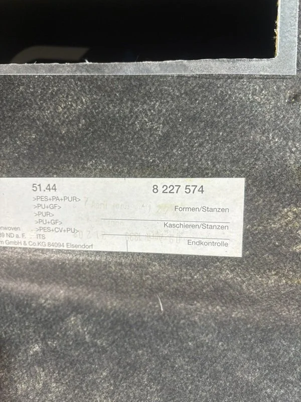 Полотно потолка BMW 5 E39 256S5 M54B25 2001 - миниатюра 8