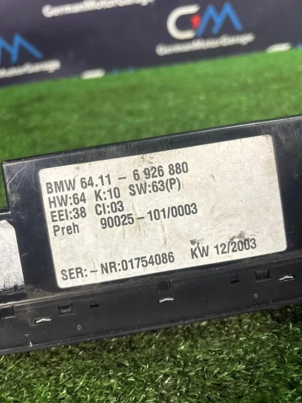 Блок климата 12 пинов! bmw x5 E53 M54B30 2003 - миниатюра 5