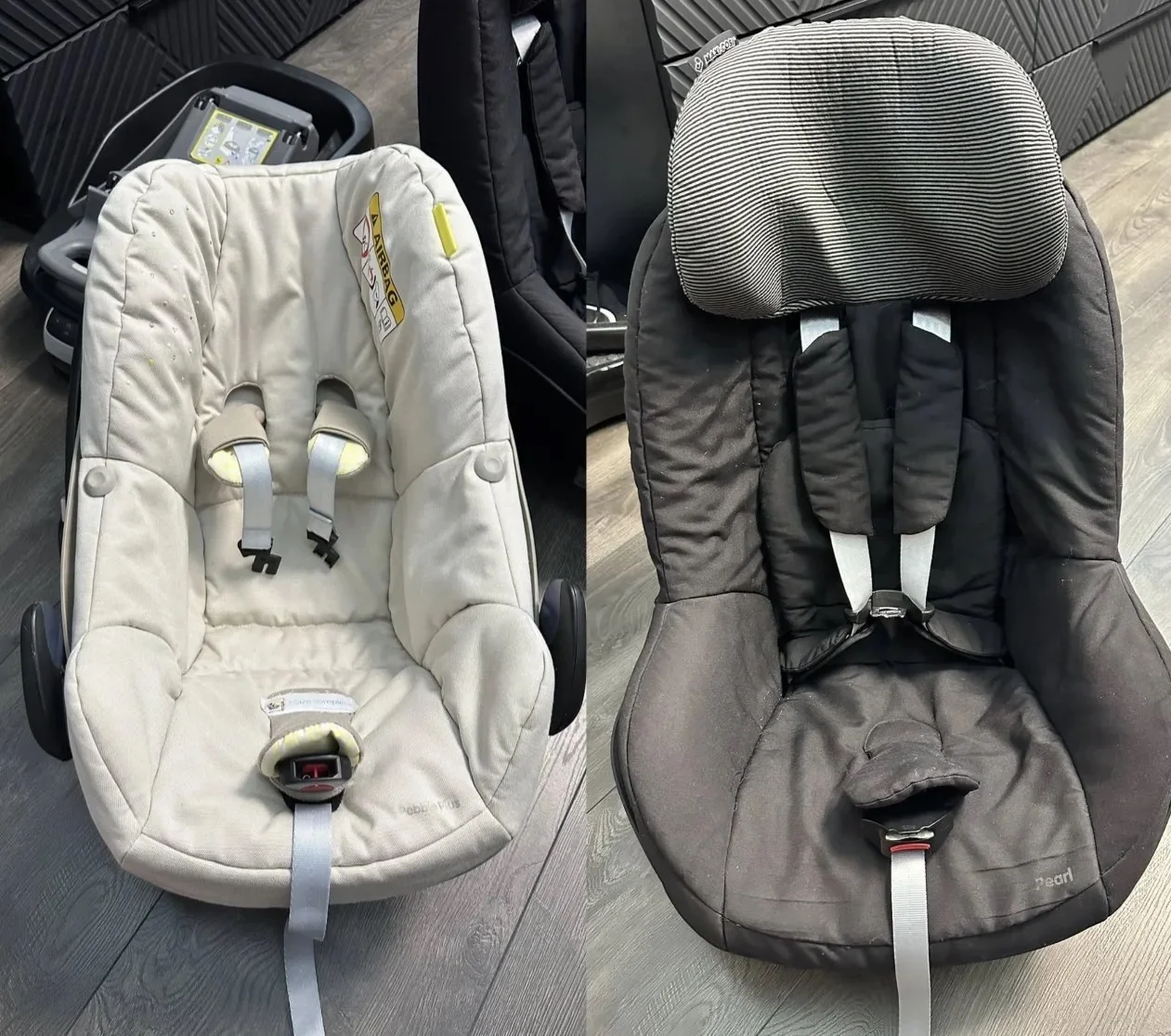 продаются два автокресла и база : maxi-cosi pebble, pearl и база - изображение 1