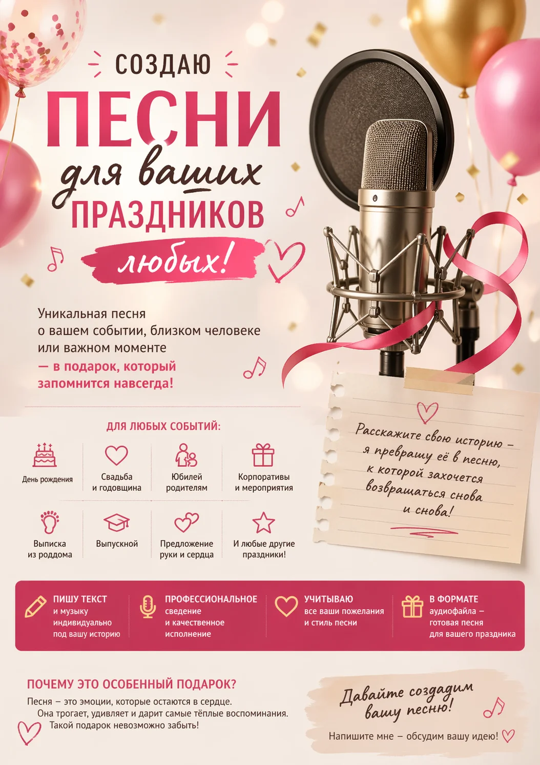 Песня к вашему празднику - изображение 1