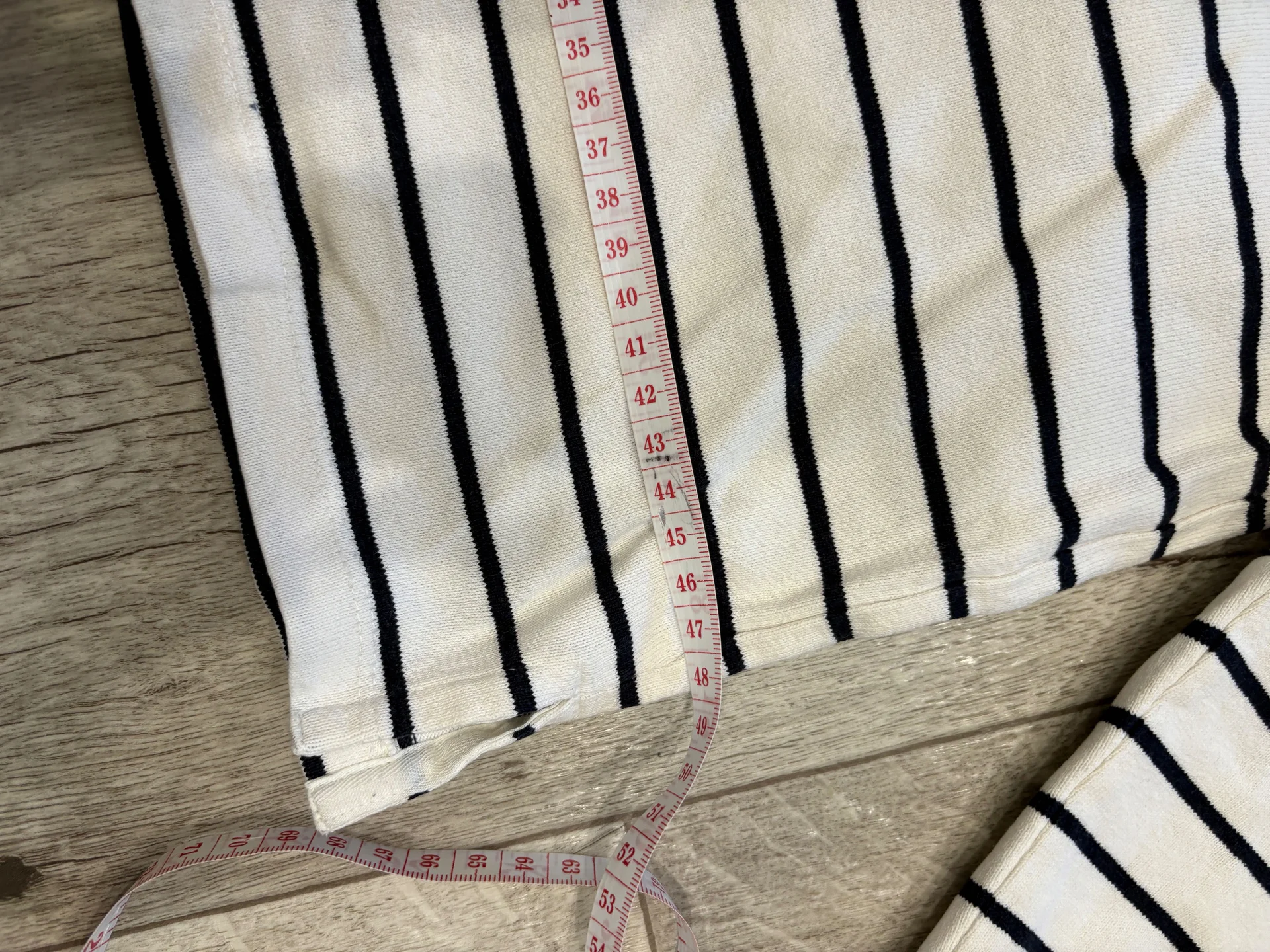 Лонгслив Uniqlo в черную полоску женский S - миниатюра 3