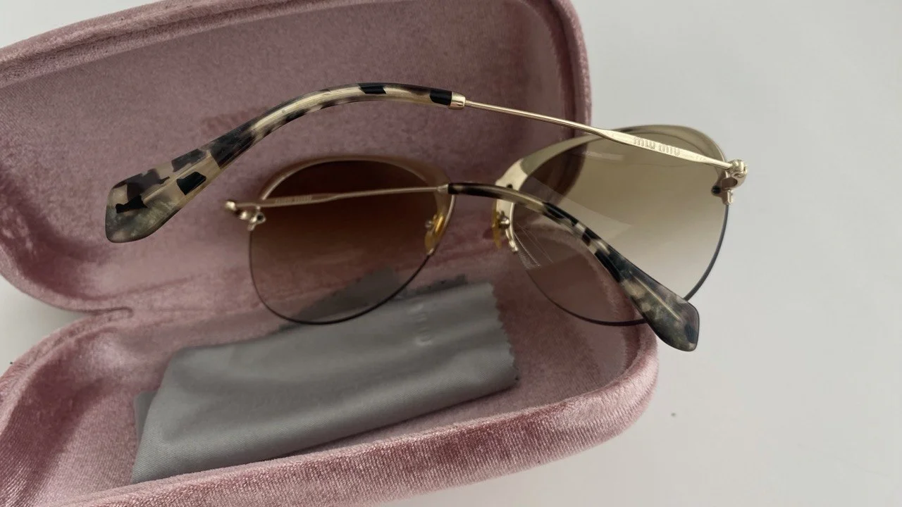 Авиаторы MIU MIU, оригинал, женские - миниатюра 3