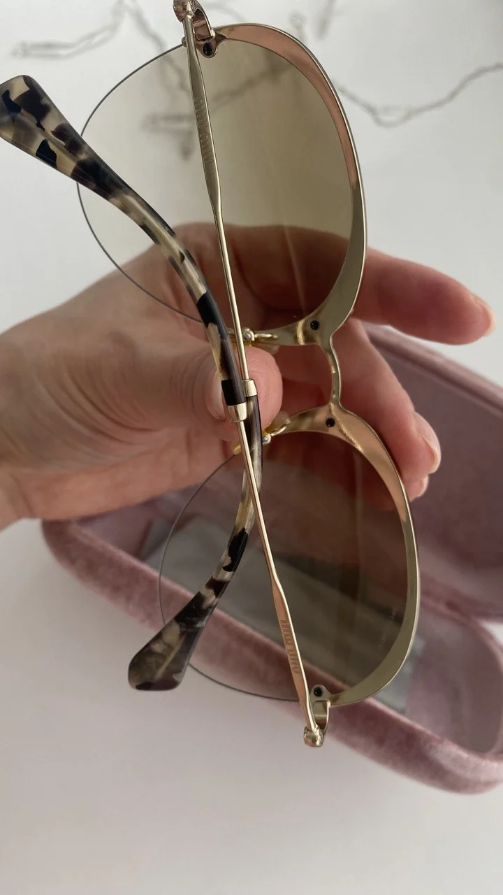 Авиаторы MIU MIU, оригинал, женские - миниатюра 4