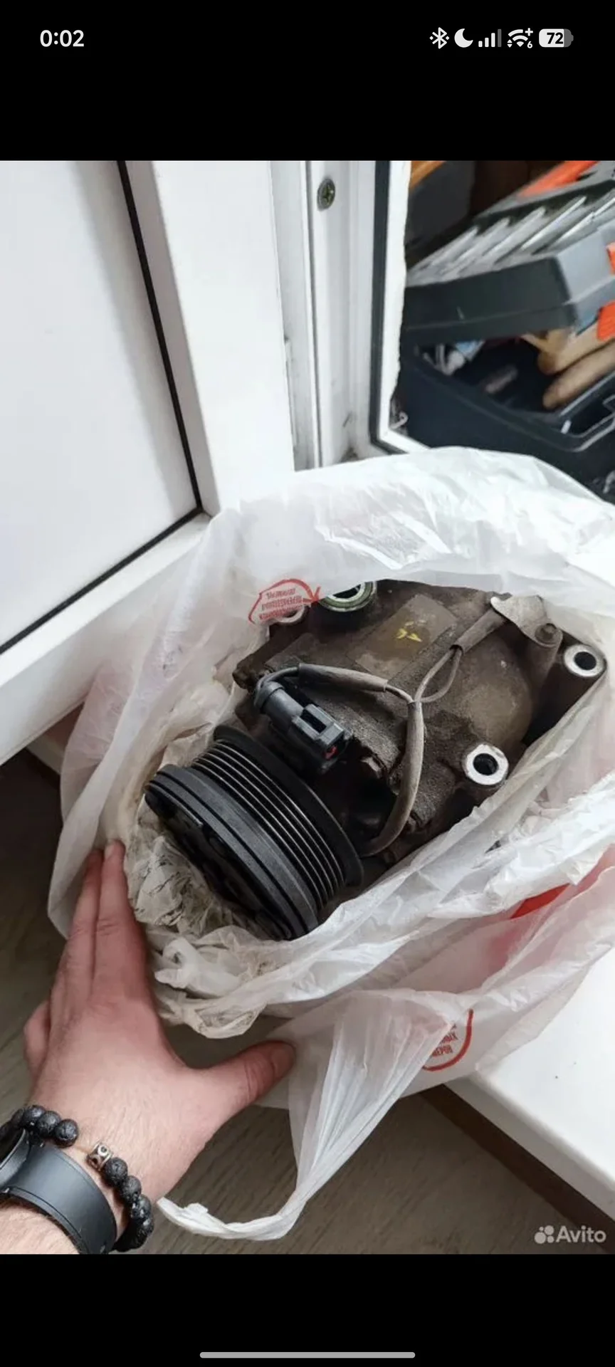 Компрессор кондиционера ford fiesta mk5 - миниатюра 2