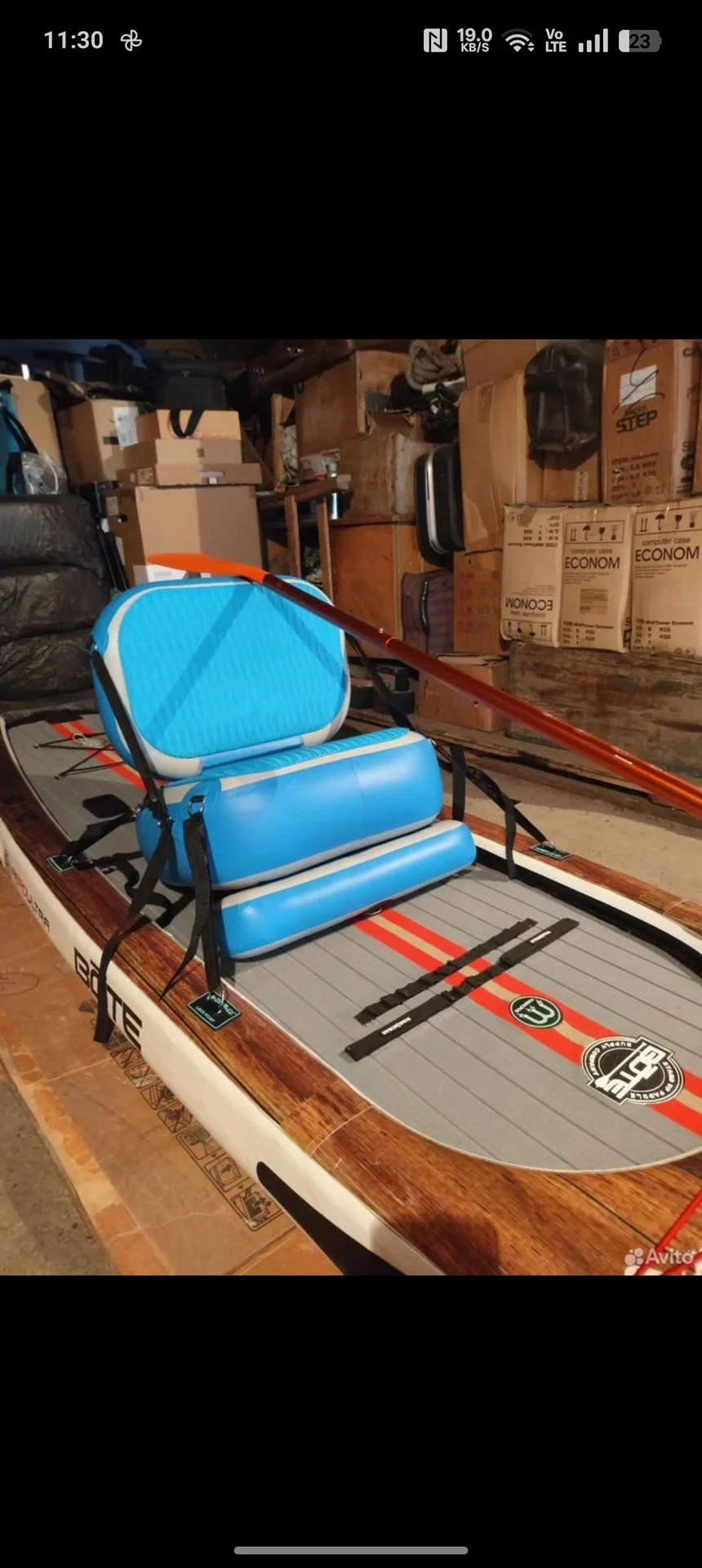 Сапборд bote Rackham Aero 11' сап + плавник - миниатюра 3