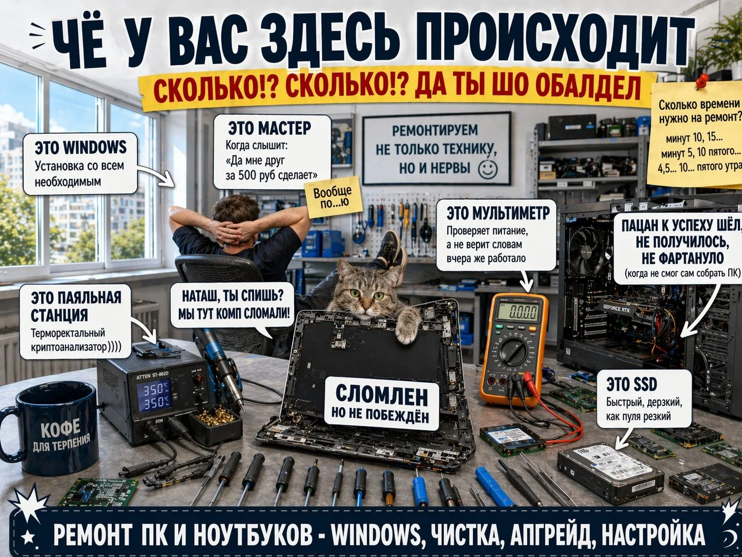 Ремонт Компьютеров и Ноутбуков Установка Windows - изображение 1