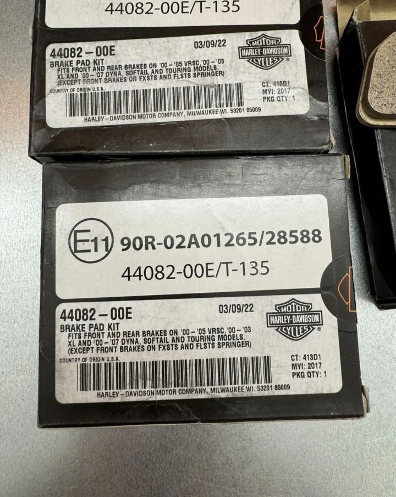 Колодки Harley Davidson 44082-00e - изображение 1