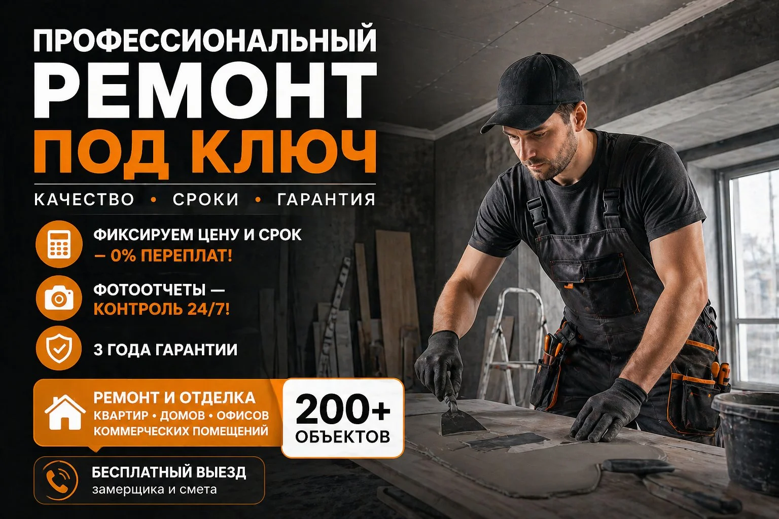 Ремонт под ключ. Ремонт и отделка - изображение 1