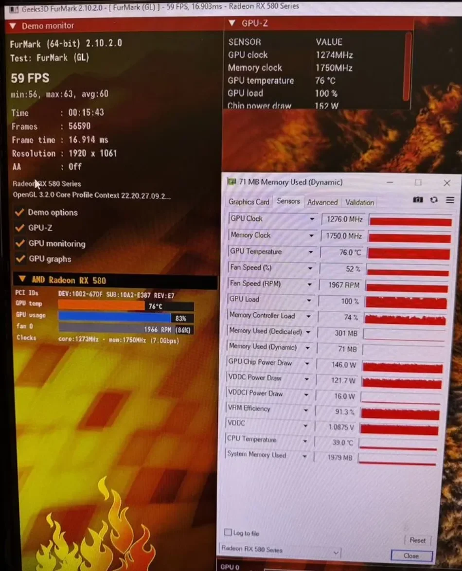 Sapphire RX 580 4GB Видеокарта - миниатюра 2