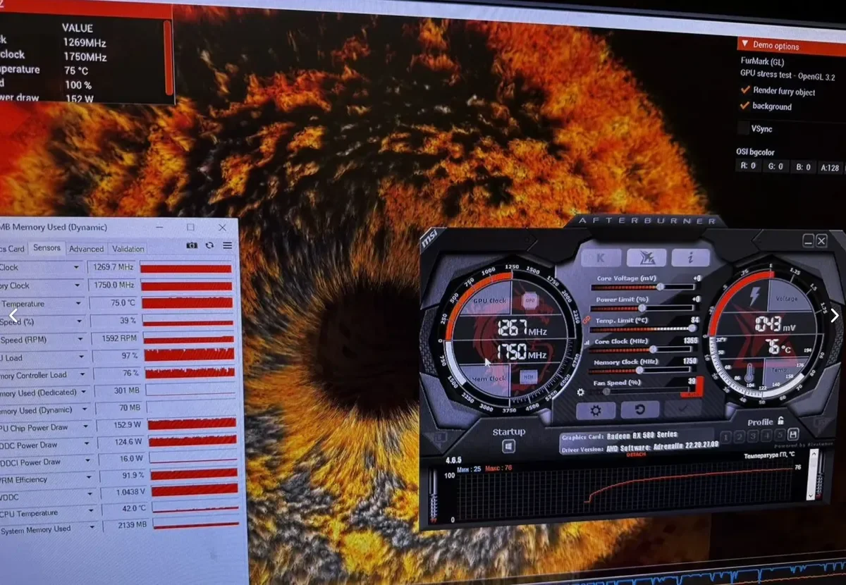 Sapphire RX 580 4GB Видеокарта - миниатюра 3