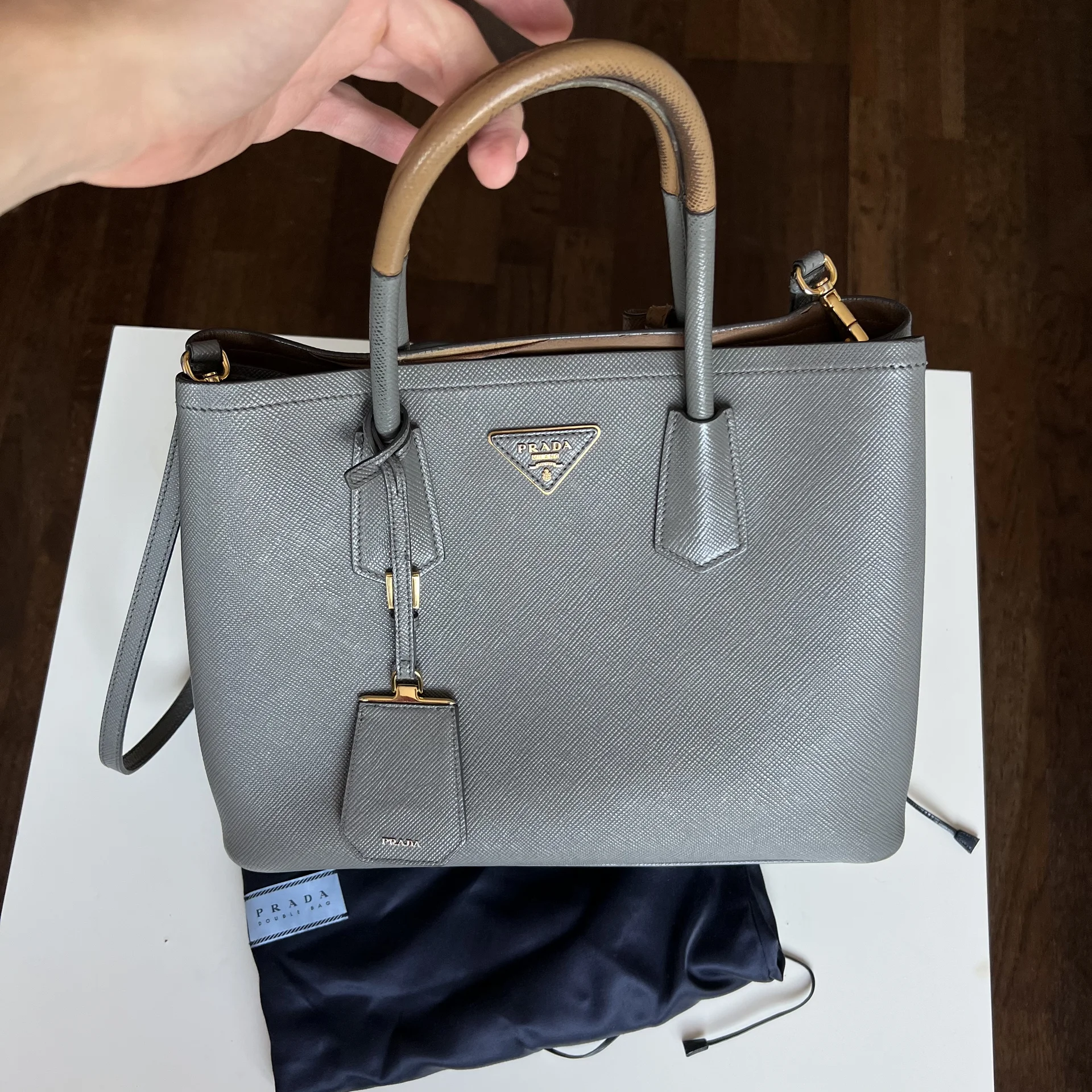 Сумка Prada Double Bag оригинал - миниатюра 2