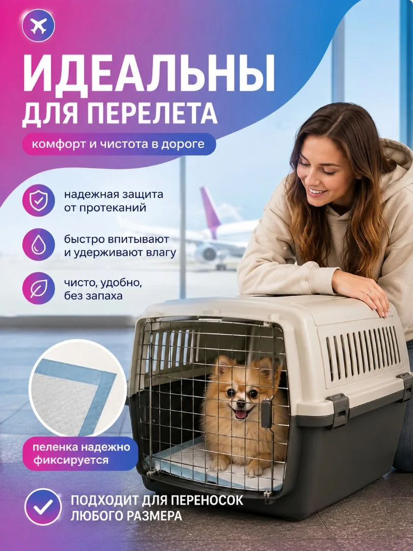 Одноразовые гелевые пеленки для животных - изображение 1