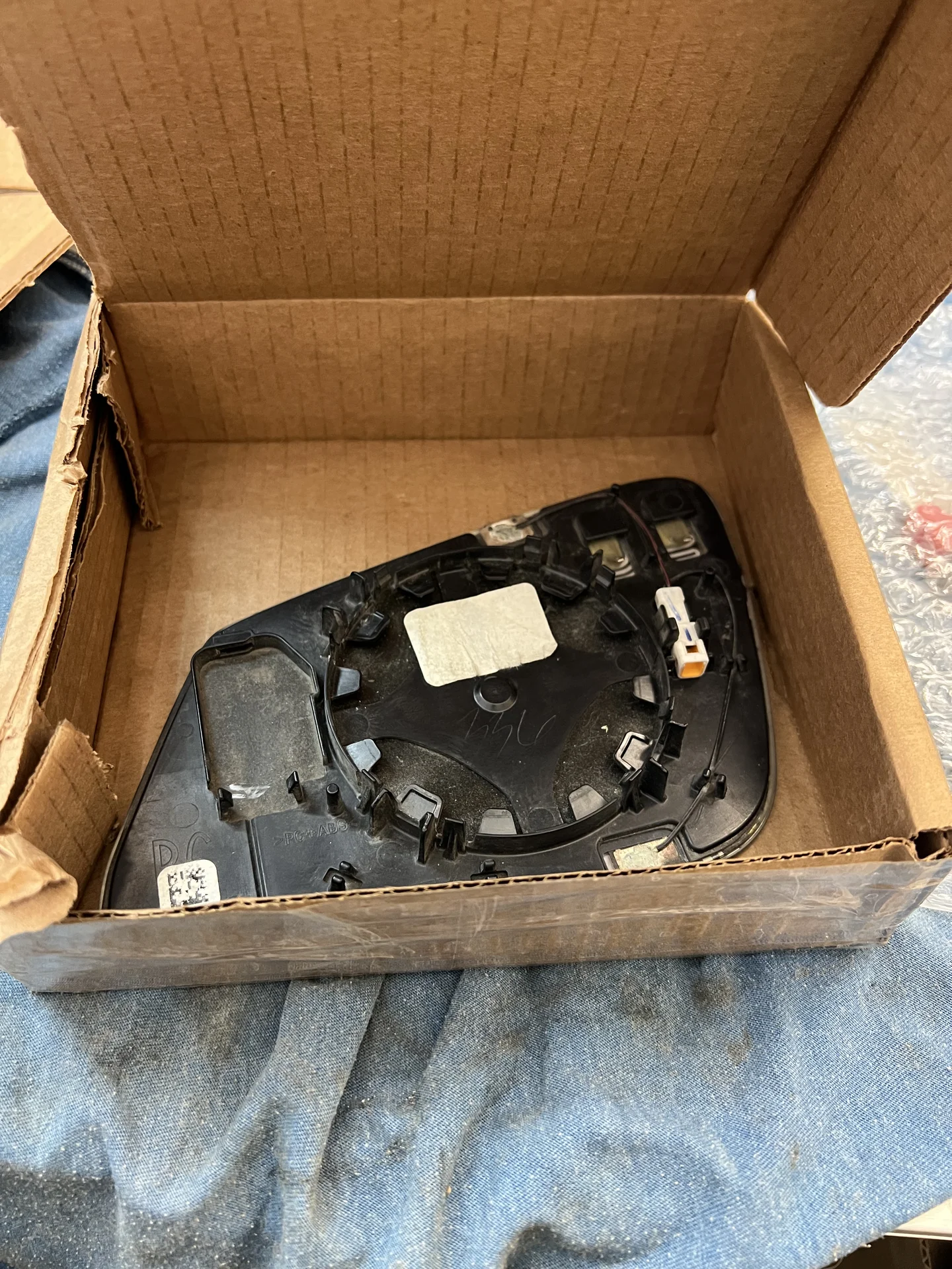 Стекло зеркала bmw F2x F30x F4x - миниатюра 2