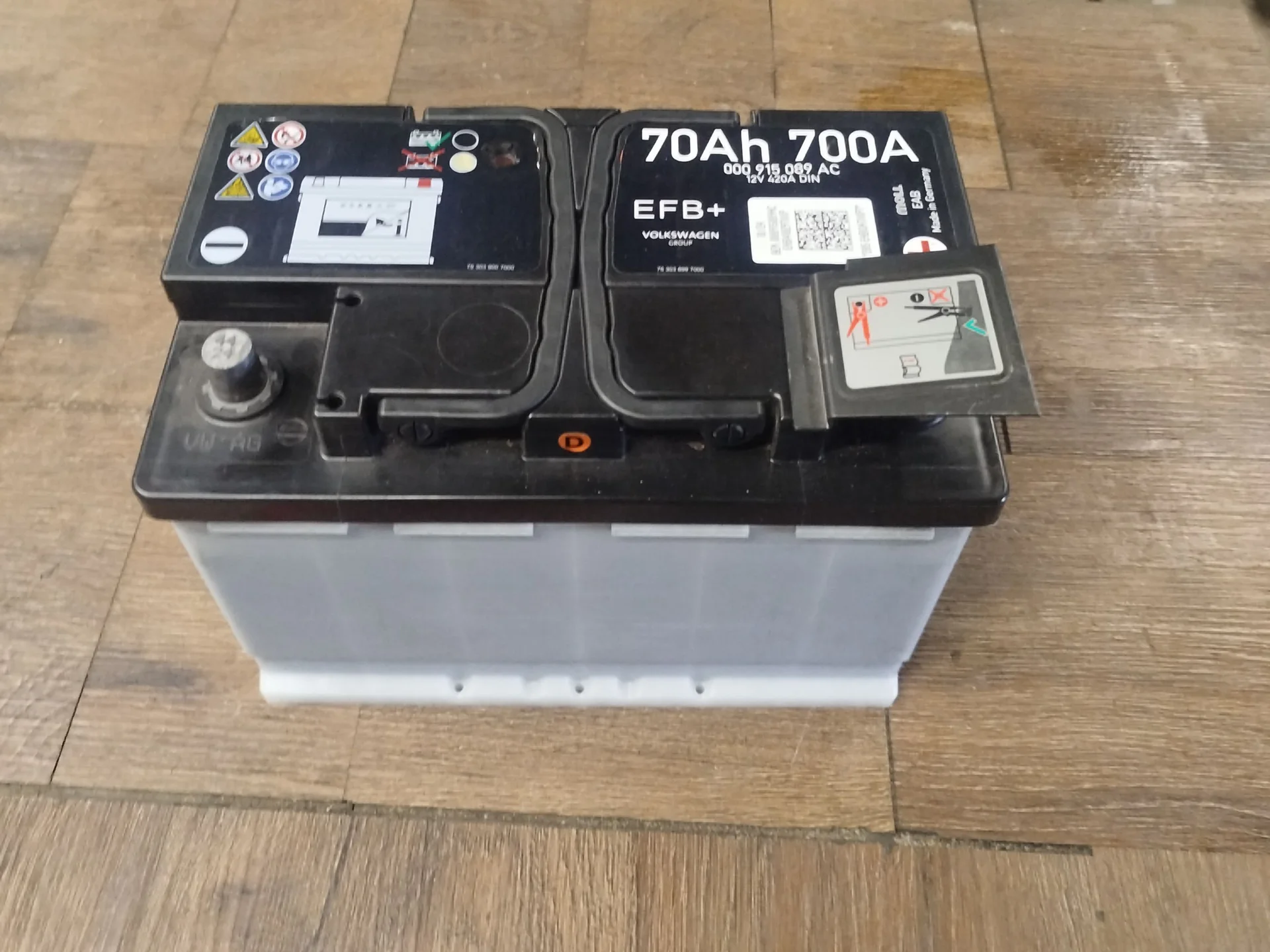 аккумулятор 70ah efb с японии - изображение 1