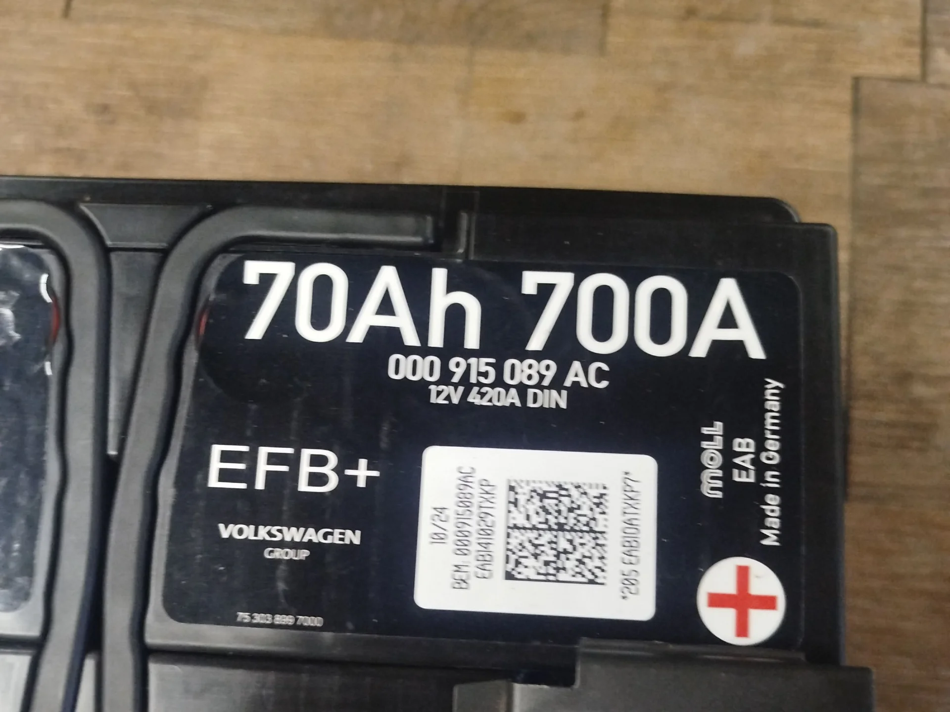 аккумулятор 70ah efb с японии - миниатюра 3