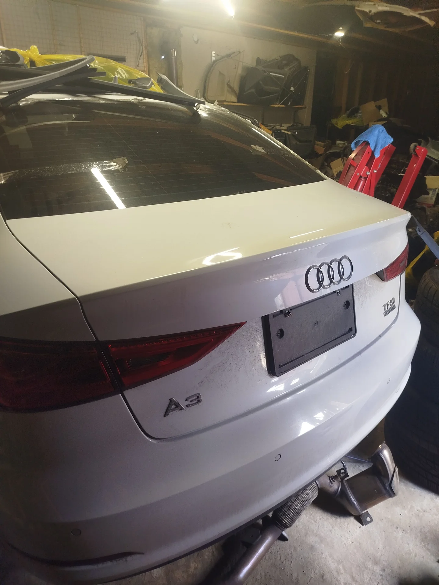 Audi a3 8v крышка багажника седан - миниатюра 3