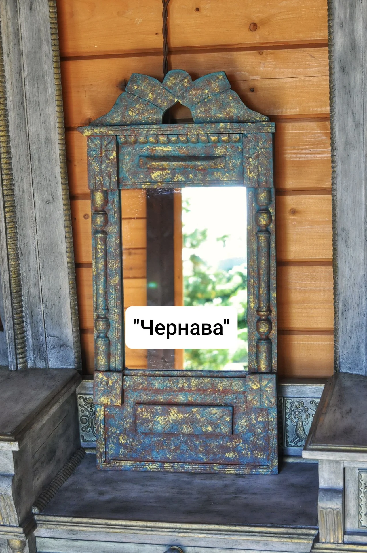 Антикварные зеркала после реставрации - миниатюра 7