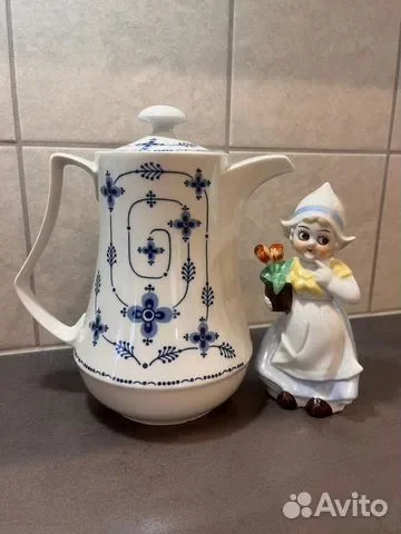 Кофейник jlmenau настоящий кобальт