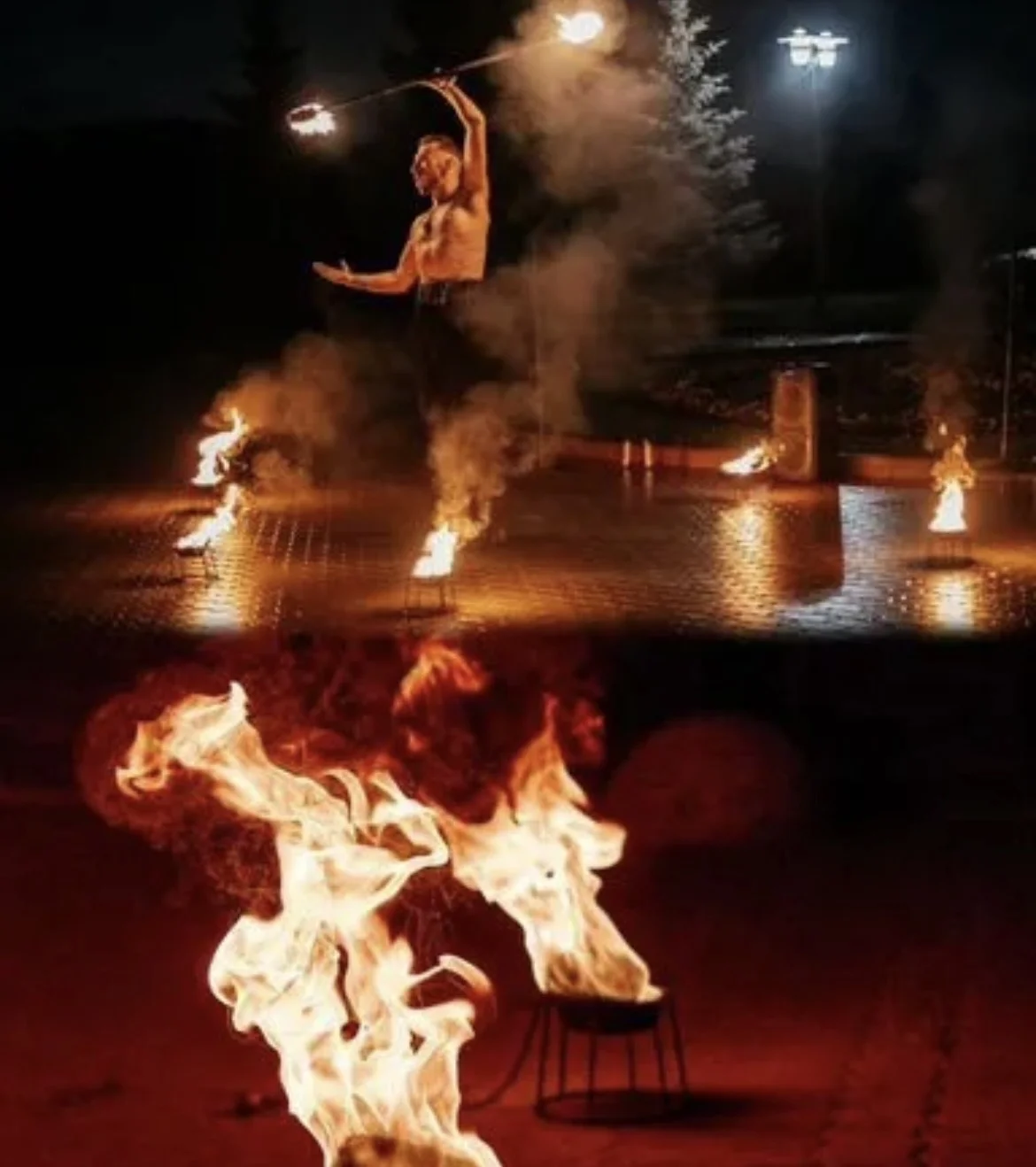 Огненное световое шоу fire LED show - миниатюра 2