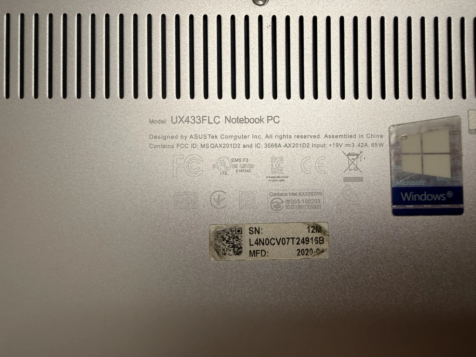 Ноутбук Asus Zenbook UX433FLC 8/512 - миниатюра 5